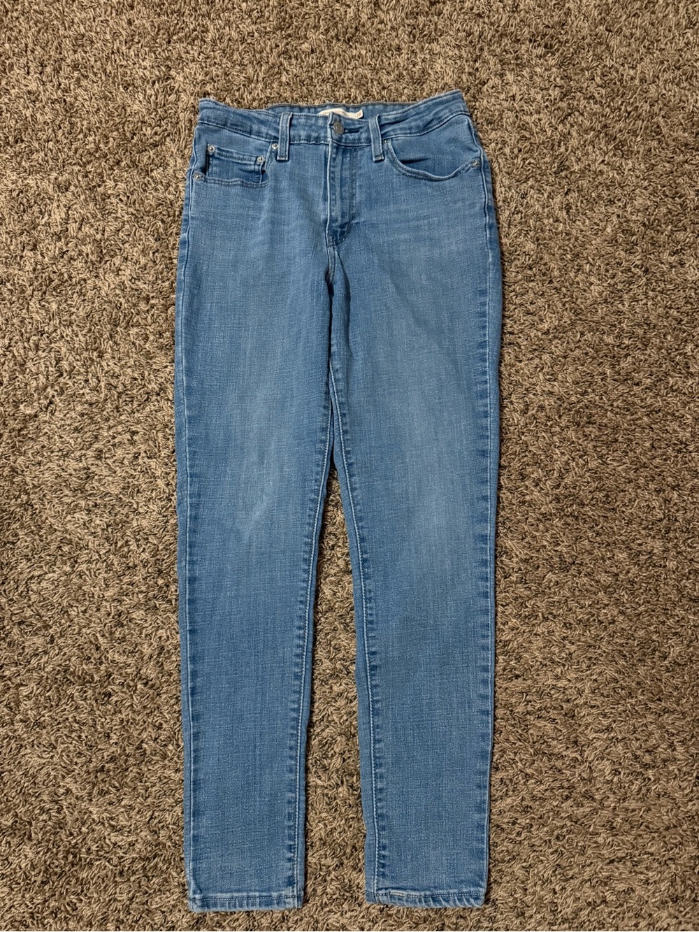 Levi's High-Rise Light Blue Skinny Jeans